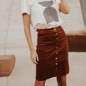Bohme - Corduroy Skirt
